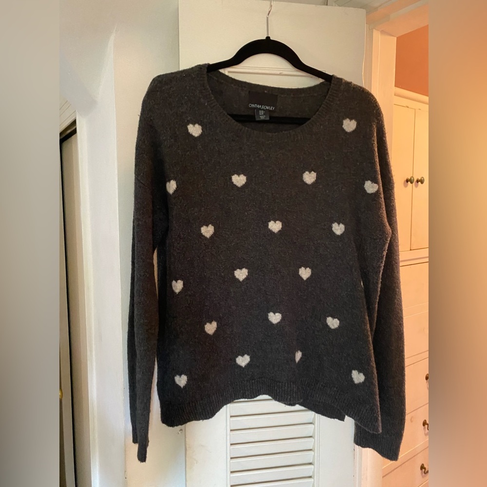 Cynthia Rowley Heart Sweater